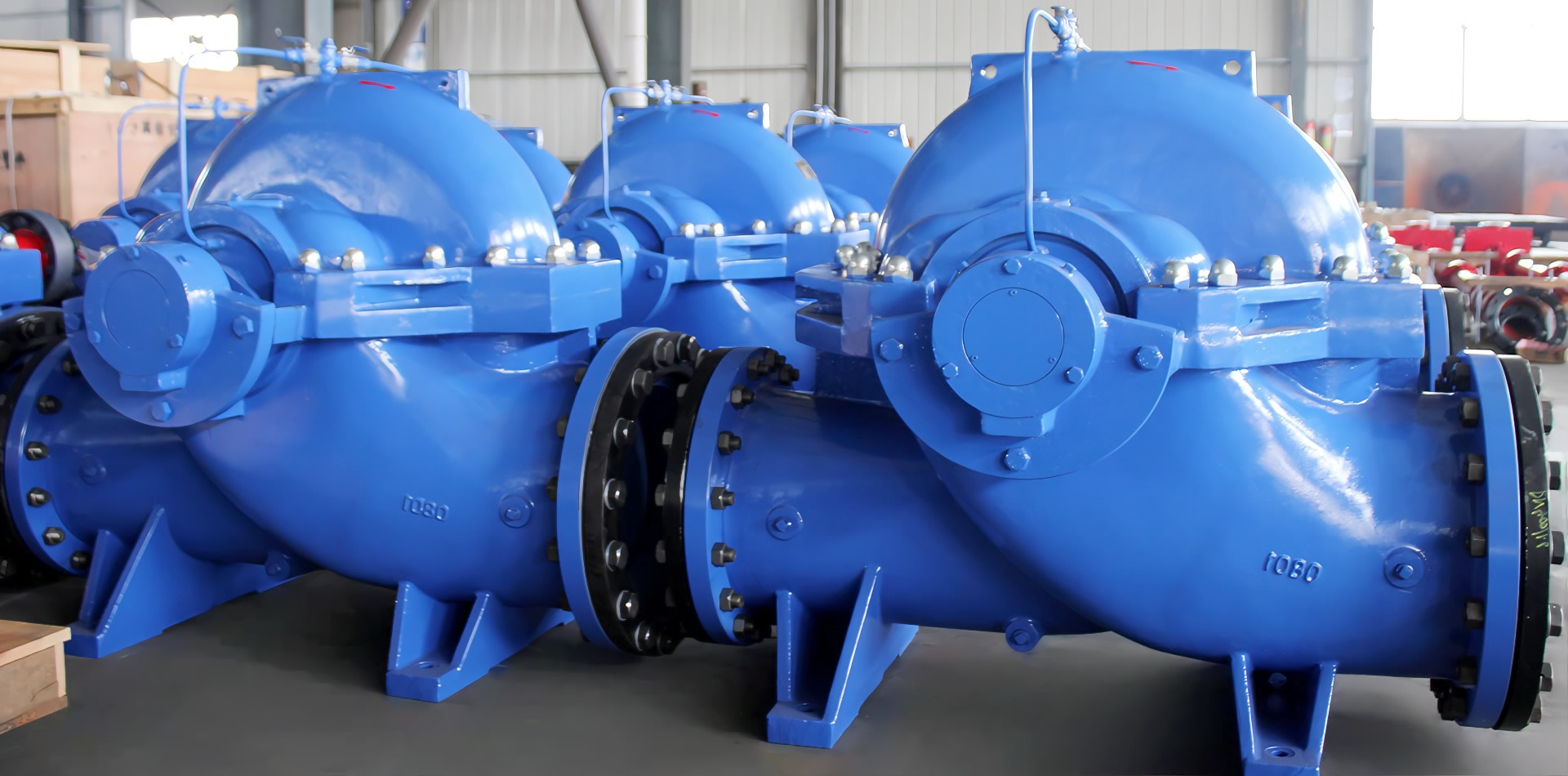 高效节能单级双吸中开式离心泵厂家博源机电